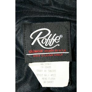Roffe ski pants mens medium 26 x 27 outerwear water proof zip snow outdoor short